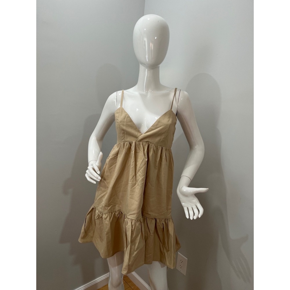 Commense Short Dress Light Brown size‎ S